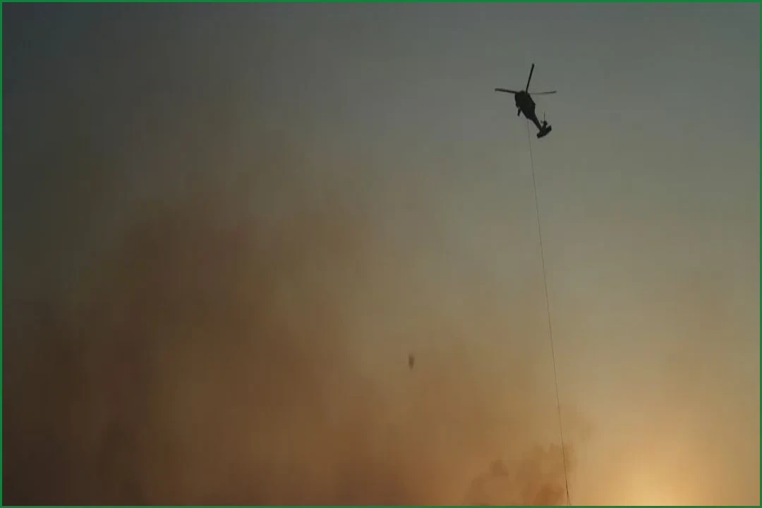 Two Firefighting Helicopters Collide While Battling Greek Wildfires