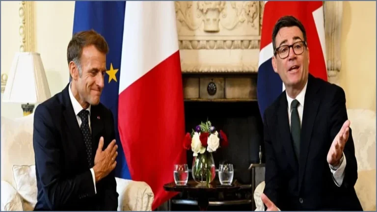 Andy Burnham and Emmanuel Macron Hold Bilateral Talks in London