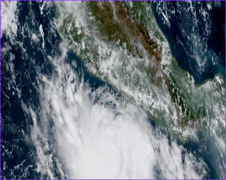 Hurricane Polo Intensifies Rapidly Off Mexico Coast