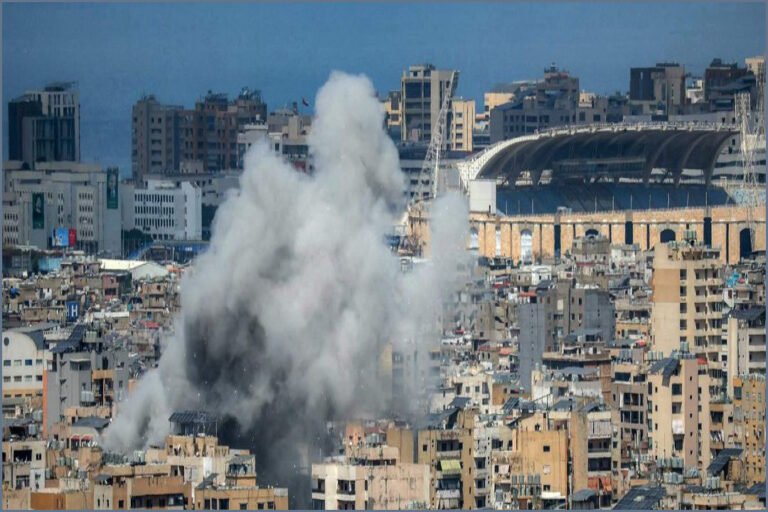 Israeli Strikes Trigger Over 30 Blasts in Southern Lebanon Town