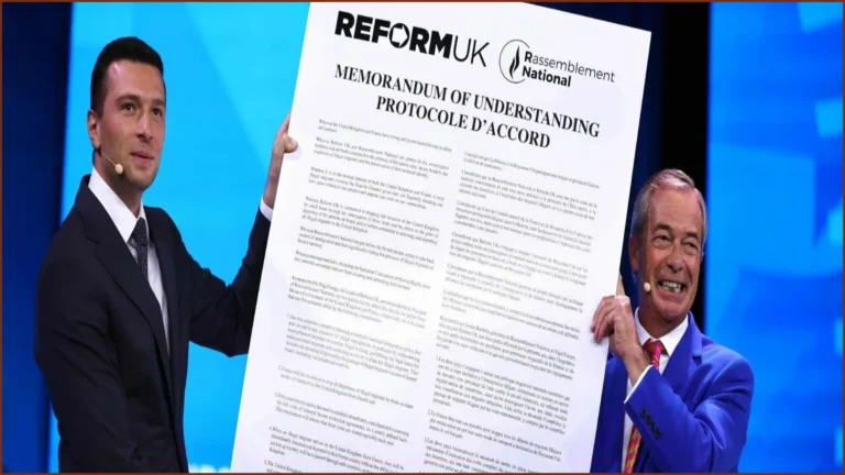 Nigel Farage and Jordan Bardella Sign Small Boats Migrant Deal