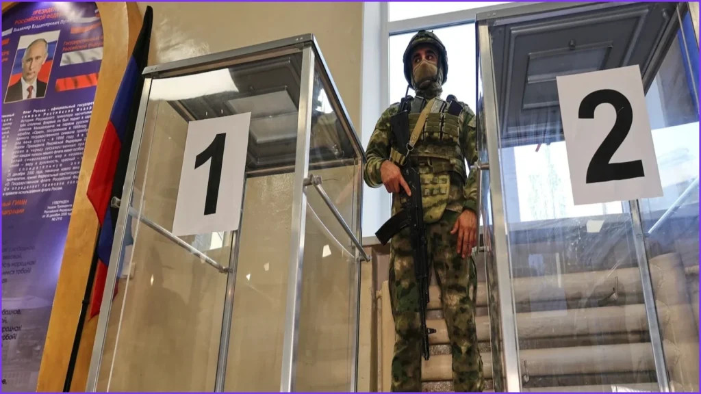 Russia Holds Parliamentary Elections in Annexed Ukrainian Regions