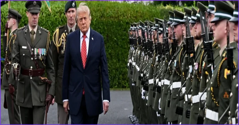 Trump Arrives in Dublin for Official Meetings and Irish Open