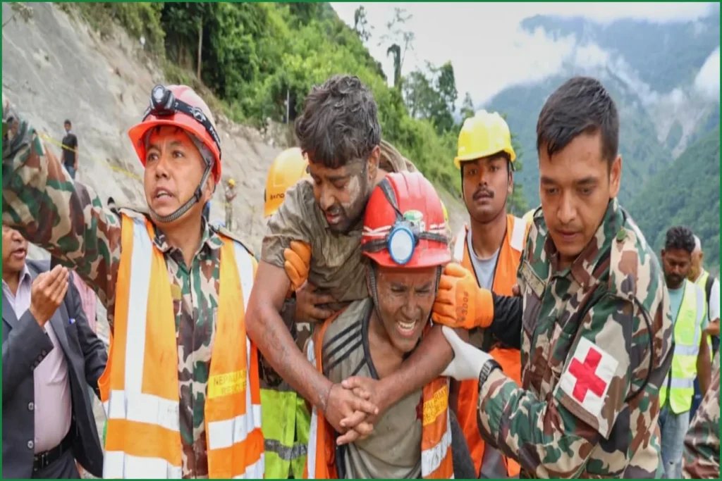 Two Workers Rescued From Nepal Hydropower Tunnel After Floods
