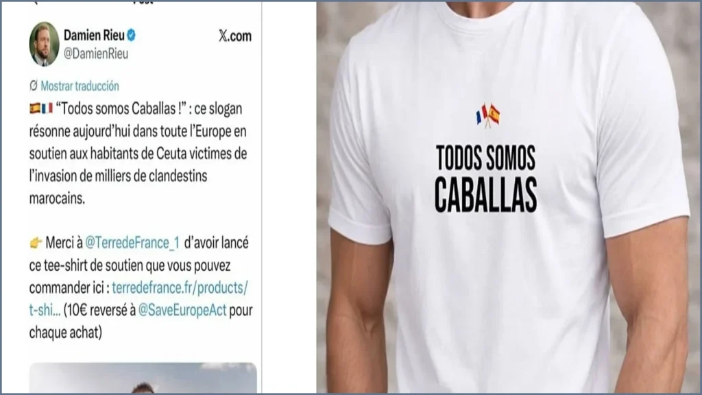 Ceuta Support T-Shirt Funds Far-Right Save Europe Act Movement