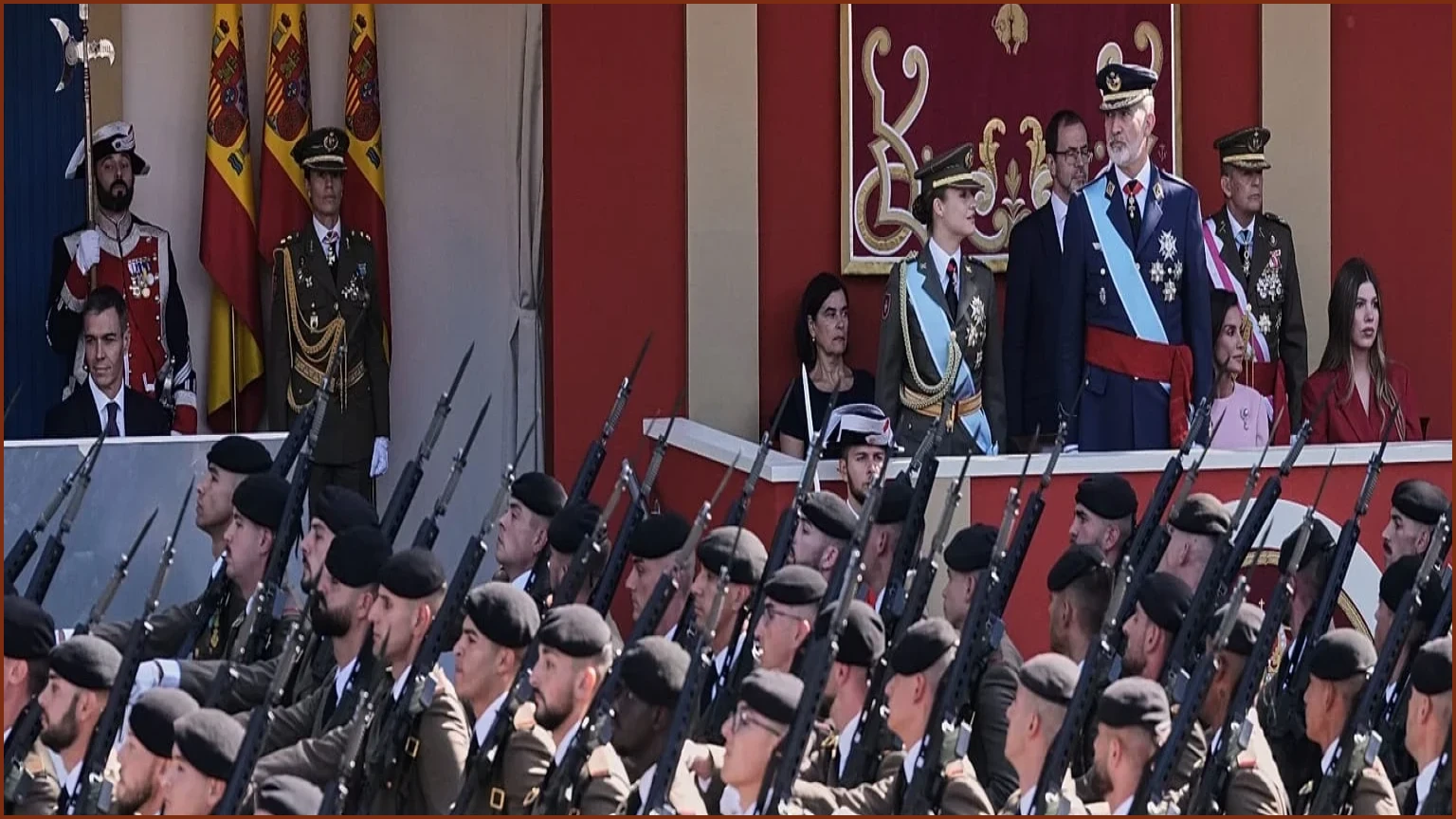 Ceuta Troops Absent as Spain Holds National Day Parade