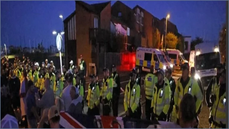 Man Charged Following Anti-Migrant Protest in Gosport