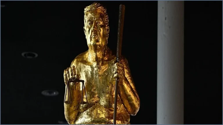 Satirical Naked Trump Statue Installed at European Parliament