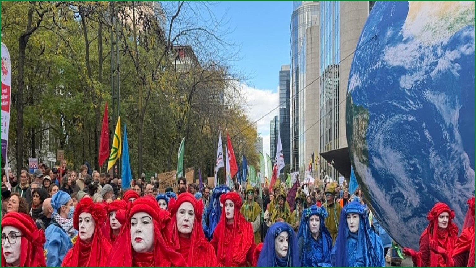 Thousands March in Brussels Demanding Urgent EU Climate Action