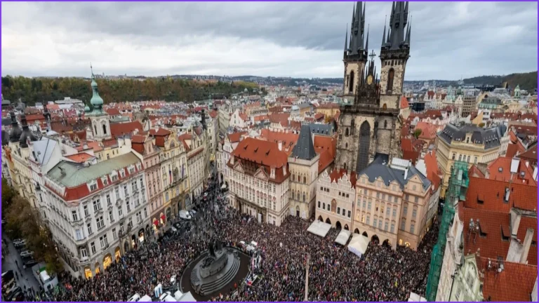 Thousands Protest in Prague Against Public Media Funding Overhaul