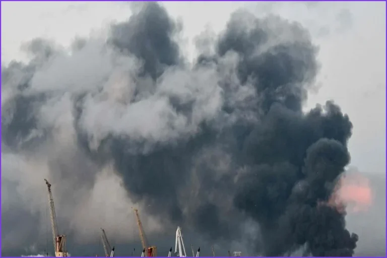 Ukraine Drone Strike Sets Saint Petersburg Oil Facilities Ablaze