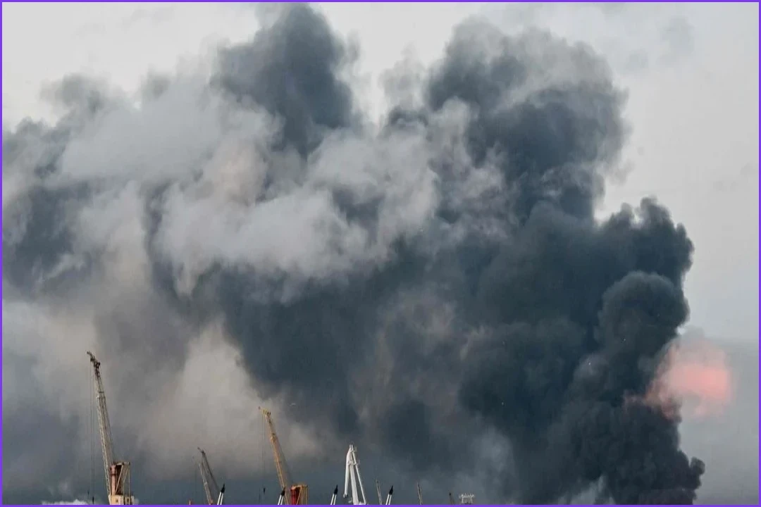 Ukraine Drone Strike Sets Saint Petersburg Oil Facilities Ablaze